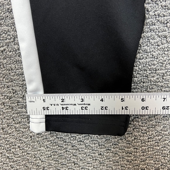 Puma Women's Sweatpants Size M Black White DRYCELL Ankle Zip Front Pockets - Picture 7 of 14